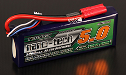 Акумулятор 11.1V 5000mah 3S 35 ~ 70C nano-tech (Turnigy, N5000.3S.35)