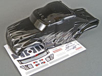 Кузов 1/8 Monster с наклейками (black silver) (Nanda Racing, MA2131)
