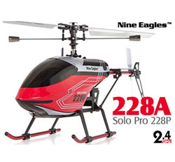 Вертолет Nine Eagles Solo PRO 228P 2,4 ГГц (Червона версія RTF) (NE30222824114002A (NE R / C 228P))