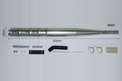 Тюнинговая вихлопна труба HATORI 900 для ДВС мотора OS MAX серії 140RX і 140RX-FI (OS Engines, 88700900)