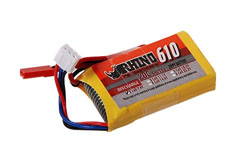 Акумулятор 7.4V 610mAh 20C Lipoly Pack (Rhino, R610-20-2)