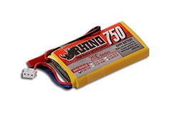 Аккумулятор 11.1V 750mAh 20C Lipoly Pack (Rhino, R750-20-3)