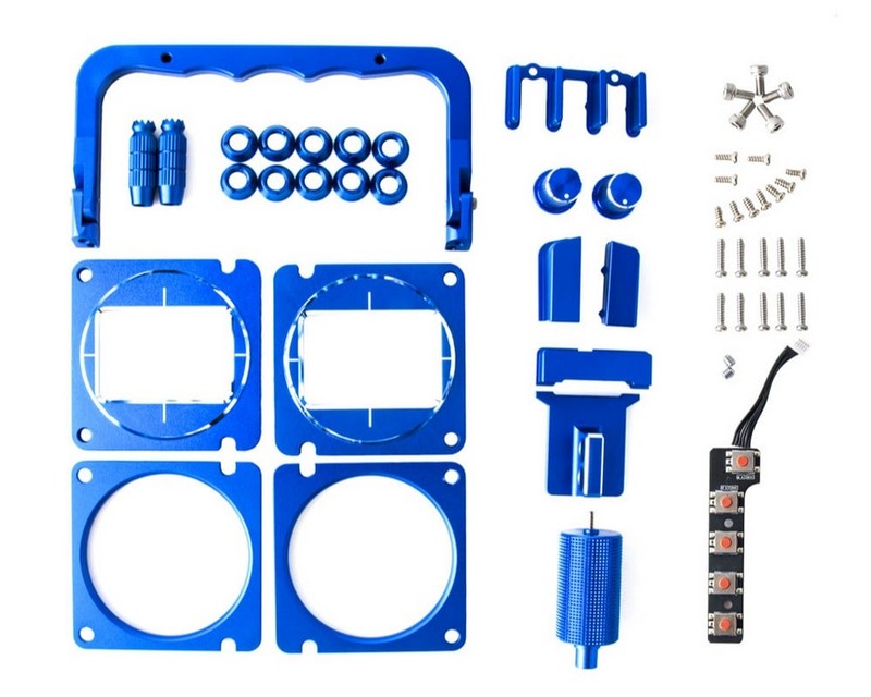 Комплект деталей RadioMaster TX16S CNC Upgrade Parts Set (Blue)