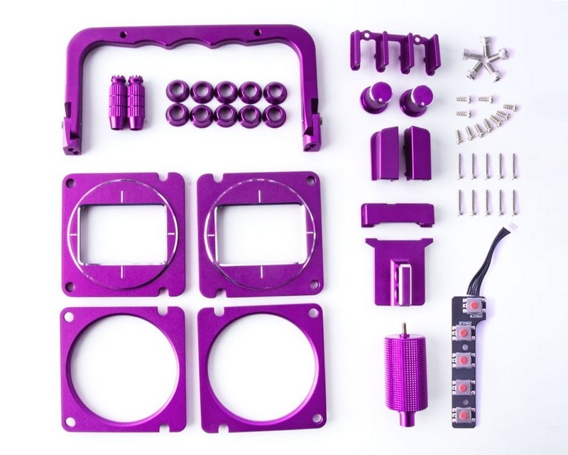 Комплект деталей RadioMaster TX16S CNC Upgrade Parts Set (Purple)