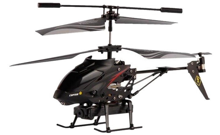 гелікоптер на пульті керування з камерою