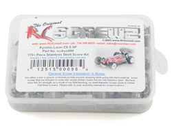 Набор болтов RCScrewz Kyosho Lazer ZX-5 SP Stainless Steel Screw Kit (RCZKYO098)