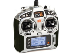 8-кратний радіокерувальний пристрій Spektrum DX8 DSMX, лише режим2 (SPMR8800)