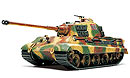 1:48 Німецький танк King Tiger серійний варіант, L = 211mm (Tamiya, 32536)