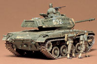1:35 Американский танк M41 Walker Bulldog, 3 фигуры, L=235mm (Tamiya, 35055)