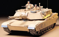 1:35 Американский танк U.S.M1A1 Abrams, L=300mm (Tamiya, 35156)
