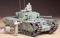 1:35 Британський танк Churchill VII, 4 фігури, L = 210mm (Tamiya, 35210)