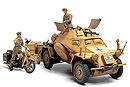 1:35 Німецький БТР Sd.Kfz.222 північноафриканська компанія, L = 134mm (Tamiya, 35286)