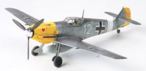 1:72 Немецкий истребитель Messerschmitt Bf109E-4/7 TROP, L=122mm (Tamiya, 60755)