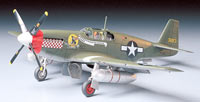 1:48 Американський N.American P-51B Mustang, L = 205mm (Tamiya, 61042)