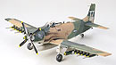 1:48 Американский A-1J Skyraider U.S. Air Force, L=248mm (Tamiya, 61073)