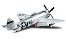 1:48 Американский P-47D Thunderbolt Bubbletop, L=230mm (Tamiya, 61090)