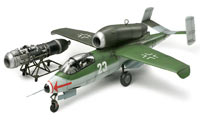 1:48 Немецкий Heinkel He162 A-2 Salamander, L=205mm (Tamiya, 61097)