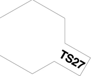 Фарба - спрей 100мл. TS-27 матовий білий (Tamiya, 85027)
