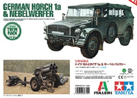 1:35 Німецький автомобіль Horch 1a з Nebelwerfer (Italeri) (Tamiya, 89715)