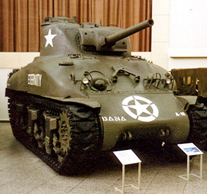 Американский танк M4 Sherman в музее
