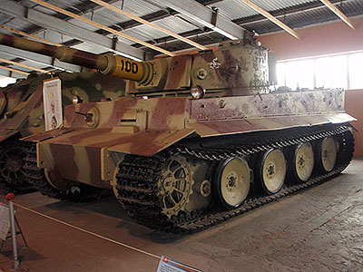 Танк German Tiger-I в музее