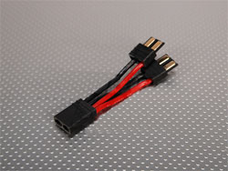 TRX plug battery harness for 2 packs in Parallel (TRXplug-PR)
