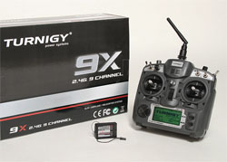 9x радіокерування Turnigy 9X з модулем / 8-канальним приймачем CHe (режим 2-CH)