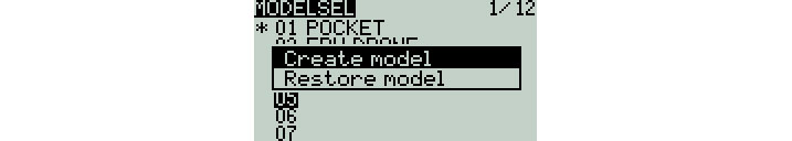 Как создать новую модель RadioMaster Pocket