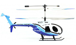 Вертолёт Xieda 9988 Police 4-к микро р/у 2.4GHz соосный копийный