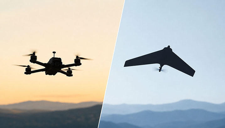 Как визуально и по звуку отличить FPV-квадрокоптер от самолета Как визуально и по звуку отличить FPV-квадрокоптер от самолета