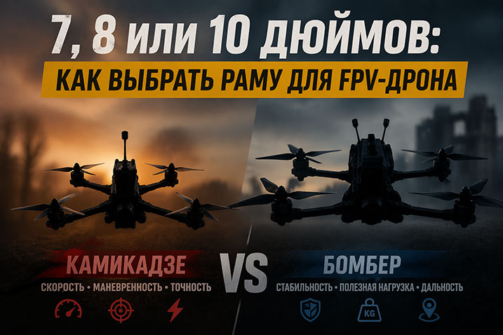 Как выбрать раму для FPV-дрона