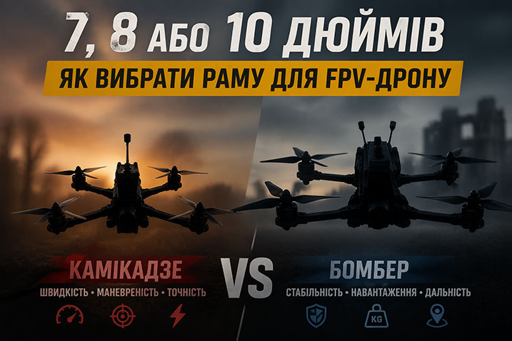 Як вибрати раму для FPV-дрону