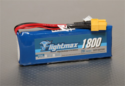 Аккумулятор 7.4V 1800mAh 2S 20C (Flightmax, Z18002S20C)