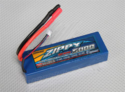 Аккумулятор 7.4V 5000mAh 2S1P 30C hardcase pack (Flightmax, Z50002S1P-30)